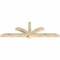 Ekena Millwork Redmond Rough Sawn Timber Gable Bracket, Douglas Fir, 84"W x 28"H x 4"D x 4"F, 8/12 Pitch GBW084X28X0404RED00RDF - alternate 5